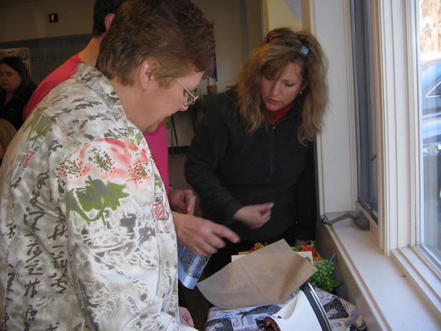At the Ironing Table